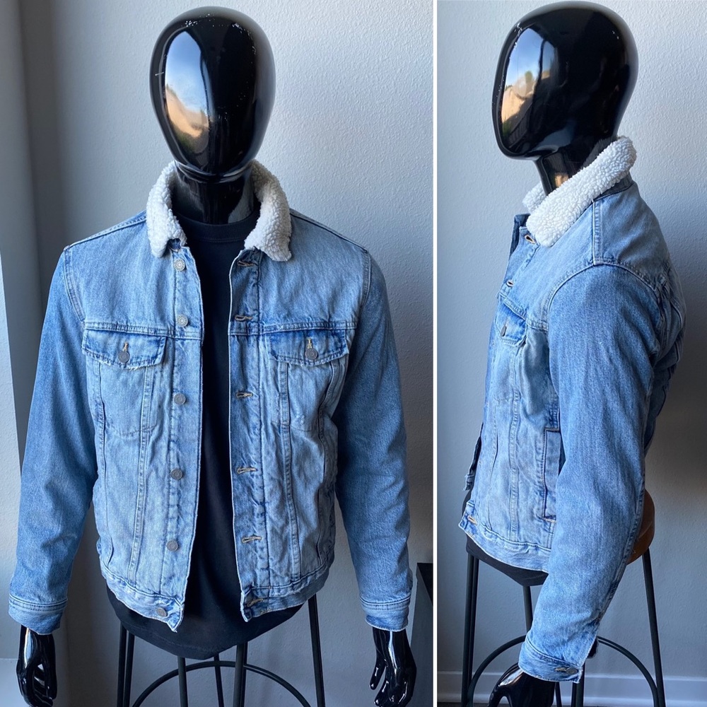 H&M Denim Jacket Mens Size Sm